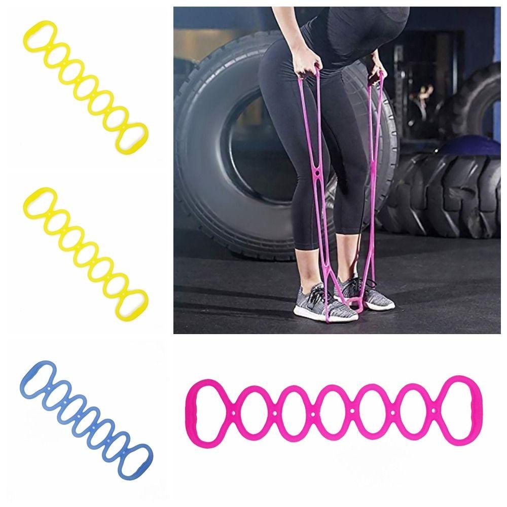 70cm 7 Ring Stretch Resistance Band 7 Ring Home Gym Resistance Bands Home Gym Fitness