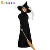 Halloween Masquerade Funny Costume Glinda Long Dress Witch Game Uniform Witch Dress Up