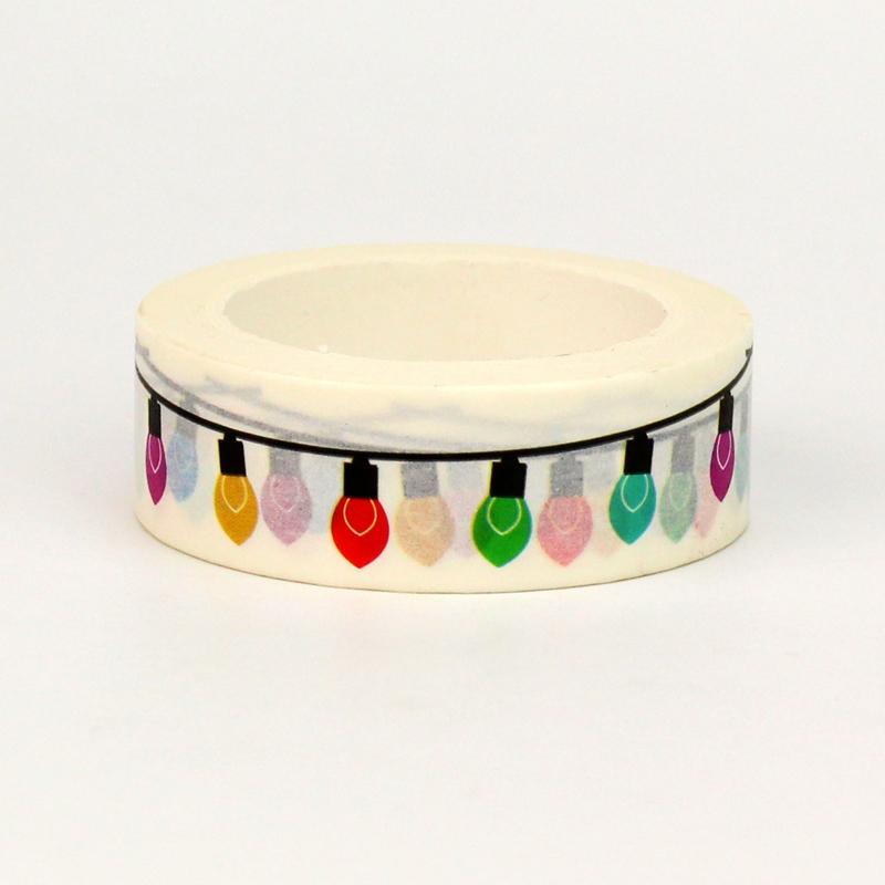 NEW 1PC 10M Decorative Matryoshka Dolls Lights Washi Tape Set for Scrapbooking Adhesive Masking Tape Cute Jounaling Stationery