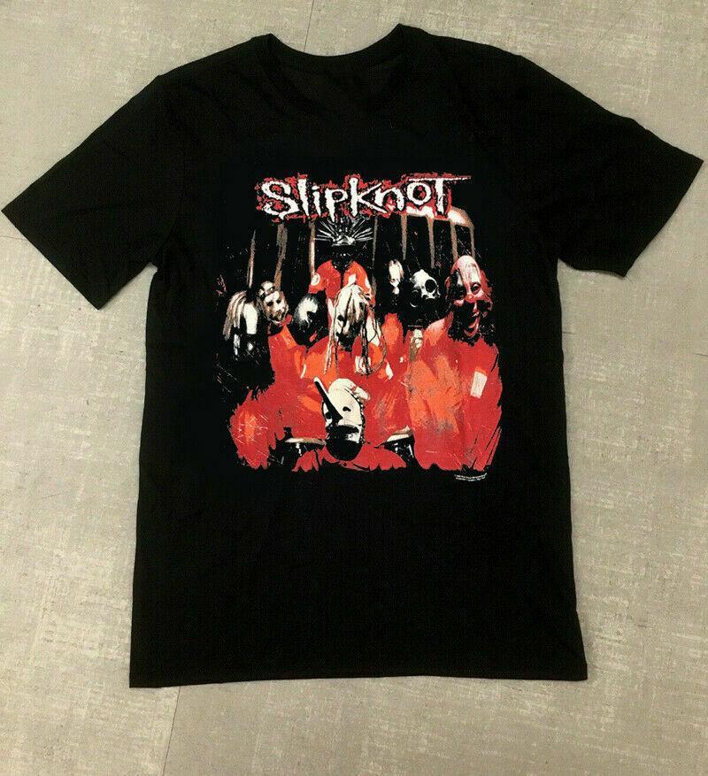 Vintage Slipknot Band Rock Unisex Black T Shirt S-4XL T1262