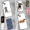 Чехол для телефона с таксой Dachshund Teckel Dackel для iPhone 16 15 14 13 12 11 Pro XS Max Mini XR X 7 8 Plus Задняя крышка