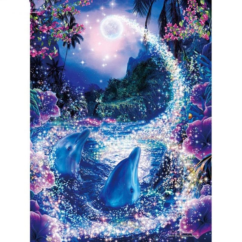 Пейзаж DIY 5D алмазная живопись природные пейзажи полная круглая дрель Алмазная вышивка крестиком стразы украшение дома