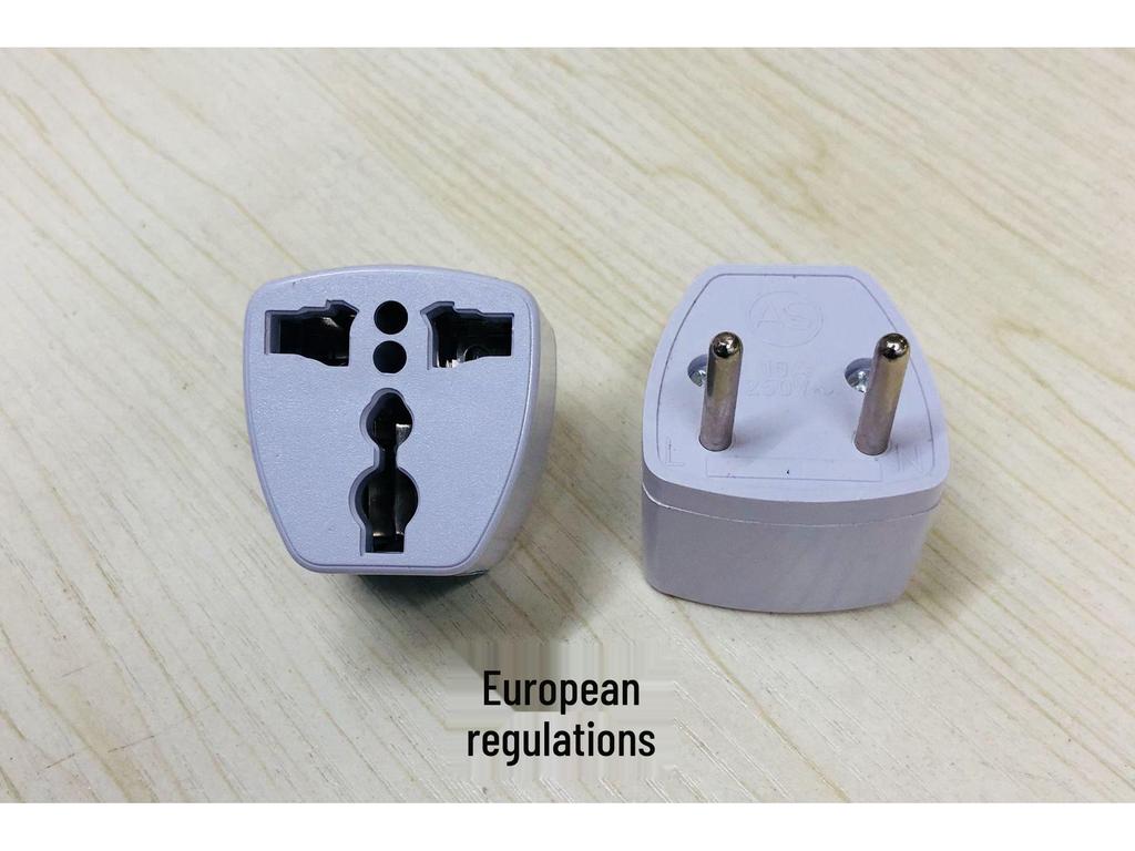 Universal Plug Adapter: US, EU, AU, UK, South African, German Converter