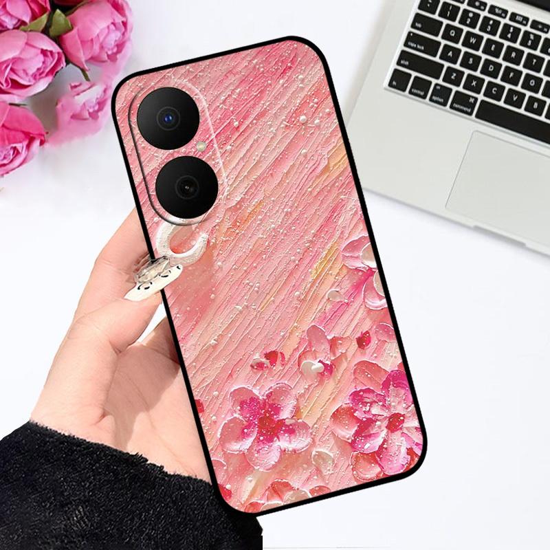 Чехол для Huawei Nova Y73 Fundas Масляная живопись Силиконовая задняя крышка для Huawei Enjoy 80 Мягкий матовый чехол для телефона JUY-AL00 Защитный корпус