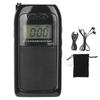 K‑605 Mini MP3 Player FMSWMW Digital Tuning Radio Receiver LCD Display with Earphones