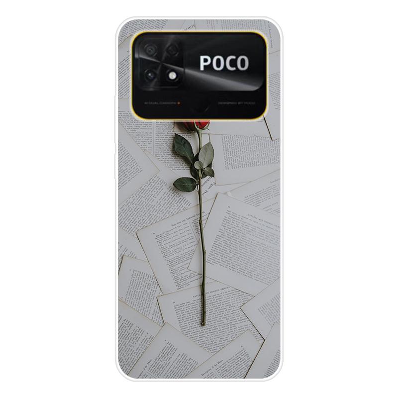 Для Xiaomi Poco C40 C 40 Чехол Мягкая силиконовая задняя крышка Мультяшный чехол для телефона Разнообразие