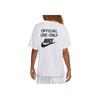 Nike Спортивная одежда As U Nsw Футболка M90 Oc Remix Модная Простая Футболка-пуловер с круглым вырезом Однотонная Футболка с коротким рукавом Мужские топы Белый HJ0775100