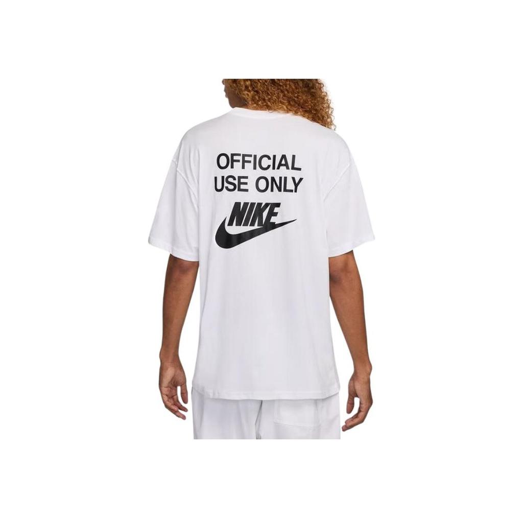 Nike Спортивная одежда As U Nsw Футболка M90 Oc Remix Модная Простая Футболка-пуловер с круглым вырезом Однотонная Футболка с коротким рукавом Мужские топы Белый HJ0775100