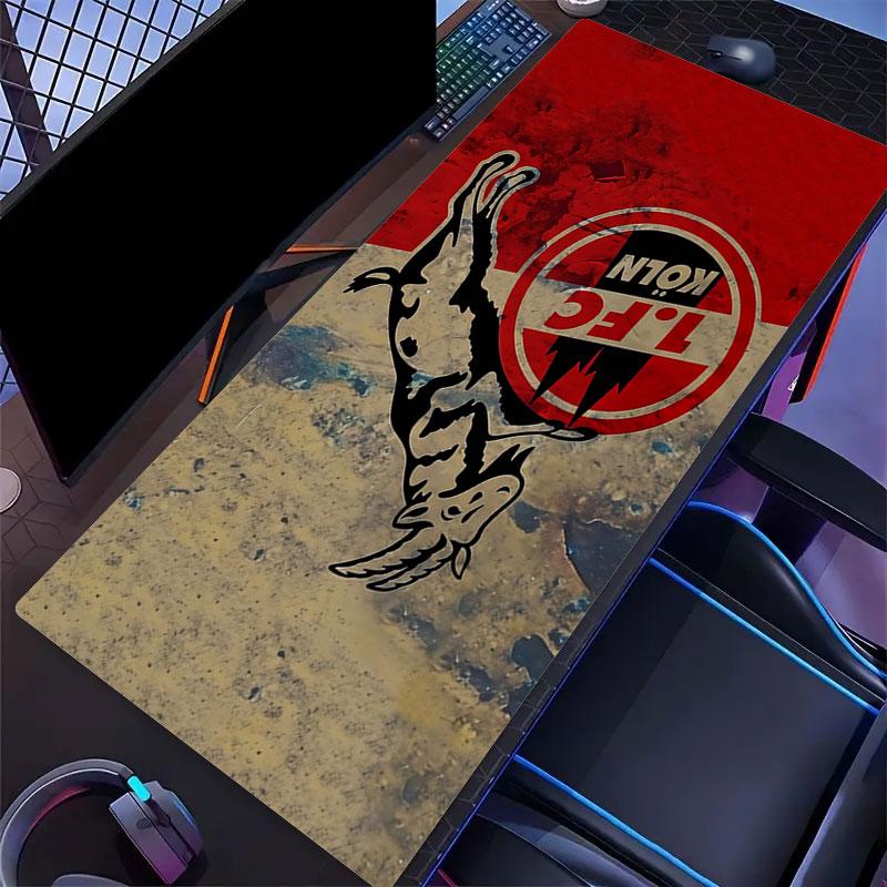 Köln FC Mouse Pad, Large Gaming Desk Mat, Non-slip XXL Mousepad for Laptop & Tablet, Mini PC Playmat with Stitched Edges