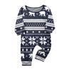 Christmas Prints Family Matching Long Sleeve Tops+Pants Set Family Matching Sets