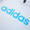 Adidas Футболка с коротким рукавом Ss24 Printed Letter Logo, дышащая, спортивная, повседневная, для тренировок, мужская, светло-синяя JI5074