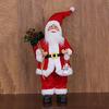 1PC 30cm Standing Santa Christmas Decorations Gift Figure