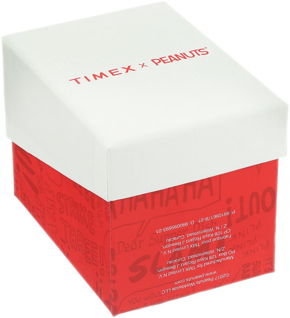 TIMEX X PEANUTS Коллаборация Чарли Браун 38 мм Латунный Корпус Желтый Тканевый Ремешок с Зигзагом Унисекс Часы TW2R41100