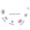 Gradient Silver Paper Star Garland for Kids Birthday Party Decoration Wedding Christmas Wall Hanging Banner Girl Boy Baby Shower