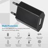 1-5Pcs Universal EU Plug Travel Mini USB Wall Charger 5V/1A Power Adapter Mobile Phone Charging for Samsung IPhone Xiaomi
