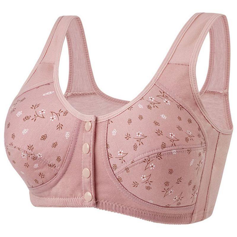 Женский бюстгальтер большого размера с передней застежкой Бюстгальтер на широких бретелях