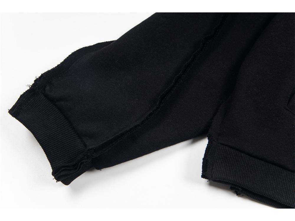 Тяжелый стираный кардиган с капюшоном Thug Club с пэчворк-дизайном батик - Модный унисекс топ