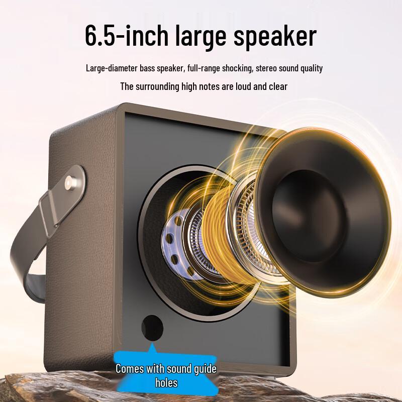 Konka Portable Outdoor Bluetooth Speaker with Radio & Mic