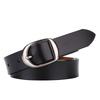 Womens Leather Belt With Simple Design And Bright Leather Finish For Casual Wear