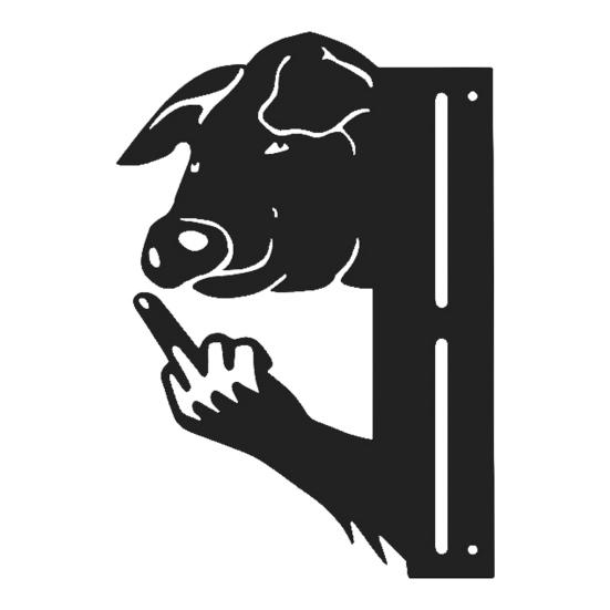 Подглядывающее Животное Металлическая Табличка Знак Белки с Средним Пальцем Деревенский Декор Двора Петух Осел Животное Украшение для Угла Дерева Забора Улицы