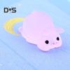 6pcs Eye-catching Pig Statue Ornament Carving Technology Cute Glow Pig Mini Portrait Mini Fairy Garden Landscape