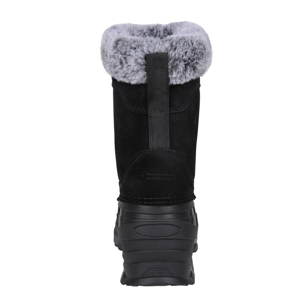 Mountain Warehouse Womens/Ladies Snowdrift Suede Faux Fur Lined Snow Boots
