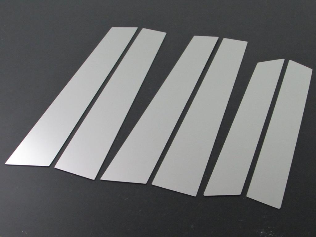 BRIGHTZ Stainless Steel Pillar Panels for RE Series Visors 1243 Ultra-Mirror CR-V (No Required) (6-Piece Set) [PIL-SIL-012]