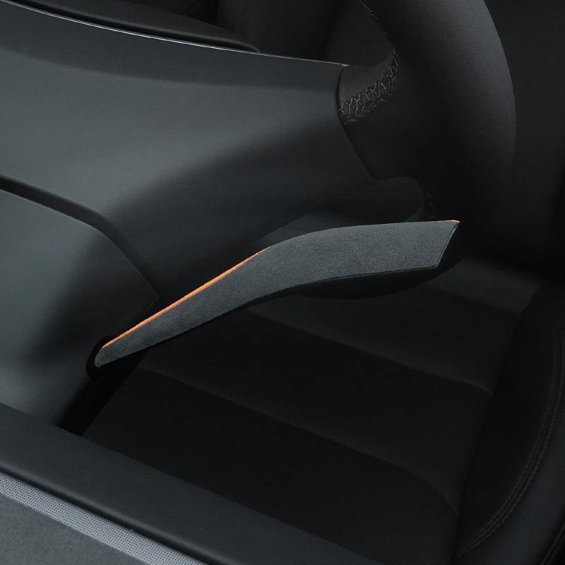 Для Tesla Model Y Juniper 2025 Model 3 2019-2025 Из Алькантары Накладка-стикер на рычаг переключения передач Аксессуары для тюнинга интерьера автомобиля