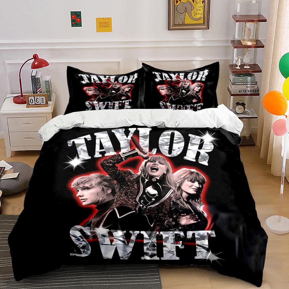 Sparkling Taylor Swift Design Bedding Duvet Cover Set Duvet Cover Pillowcases (1*Duvet Cover 2*Pillowcases, without duvet insert)