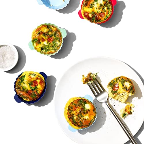 OXO Silicone Baking Cups, Muffin Cake Pans, Set of 12, 3 Oz. Each