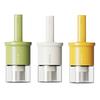 Practical Glass Oil Bottle with Integrated Basting Brush Heatproof Silicone Pastrys Tool Suitable for Cooking Grilling