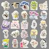 50 Maltese Graffiti Stickers Cute Dog Ins Style Creative Decorative Water Cup Computer Mobile Phone Case Stickers