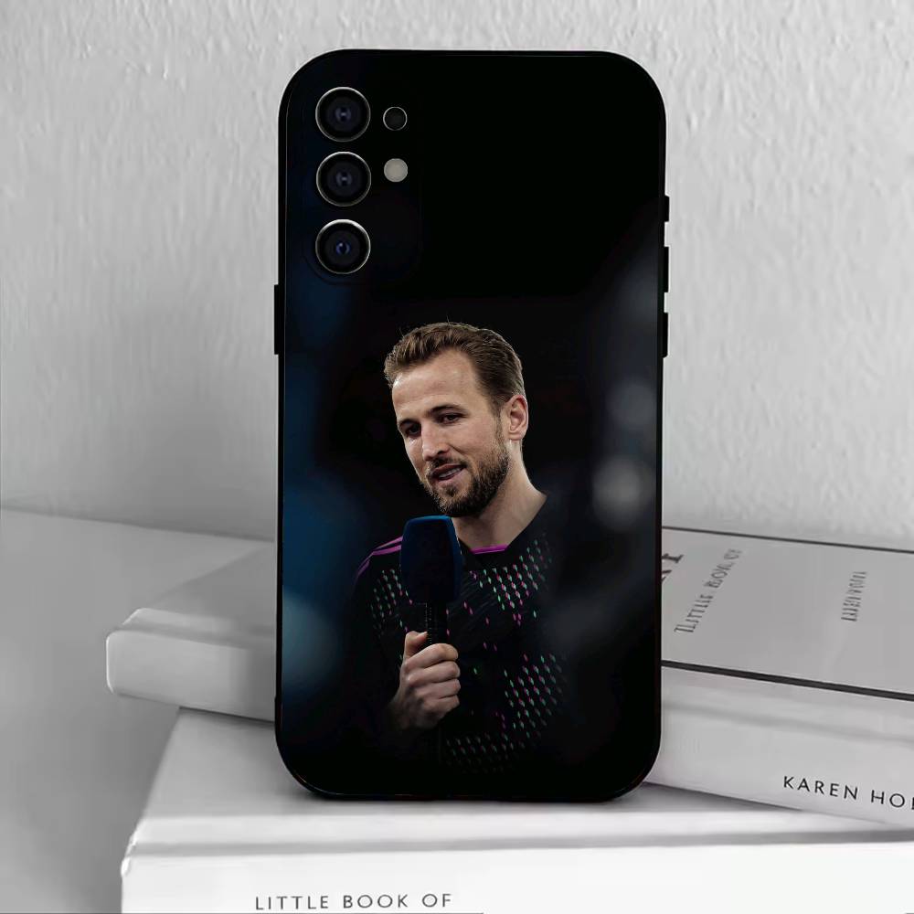 H-Гарри К-Кейн Чехол для телефона Черный Силиконовый Мягкий Для Samsung S25,S24,S21,S22,S23,S30,Ultra,S20,Plus,Fe,Lite