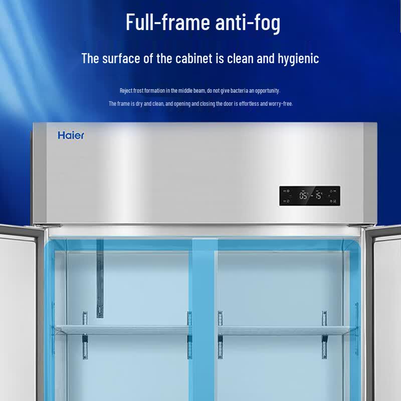 Haier 912L Commercial Four-Door Refrigerator Freezer CN plug (adapter included)