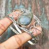 Labradorite Gemstone 925 Sterling Silver Handmade Wonderful Bangle Adjustable Jewelry