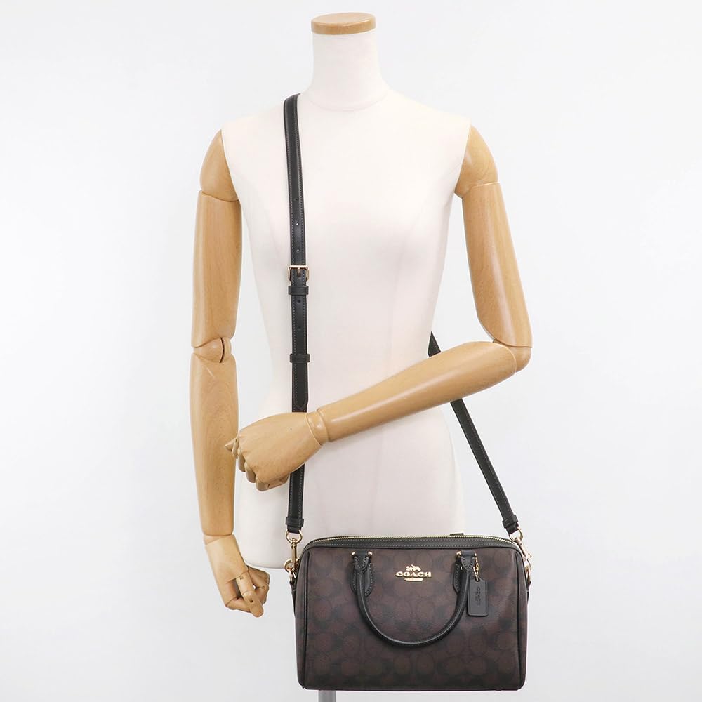 Сумка через плечо CH280 2way Signature Brown [Coach] Женская (IMAA8 Черный) [Элемент]