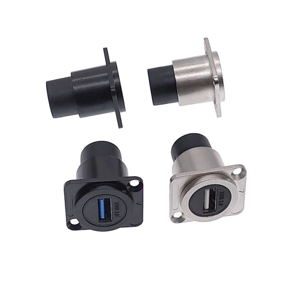 Panel HDMI-Compatible Socket Female to Female Jacks Panel Electronic Connectors USB connector