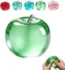 6cm Realistic Apple Slow-Rising Stress Relief Squeeze Toy Translucent green