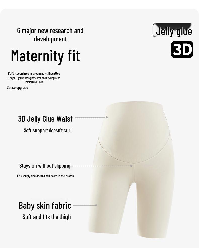 Шорты для поддержки живота для беременных - Легкие летние леггинсы