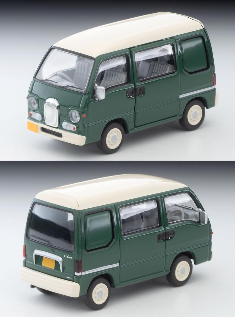 TOMYTEC Tomica Limited Vintage Neo LV-N249e Subaru Sambar Dias Classic (Зеленый/Кремовый) Модель 1996 года, Завершено, 327936