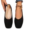 2024 Plus Size Shoes Female Slip On Women's Flats Concise Casual Flats Women Solid Square Toe Soft Bottom Outdoor Shoes Women