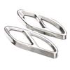 Car Muffler Cutter Gloss Black Steel Exhaust Trim GLC C E Class C207 Coupe