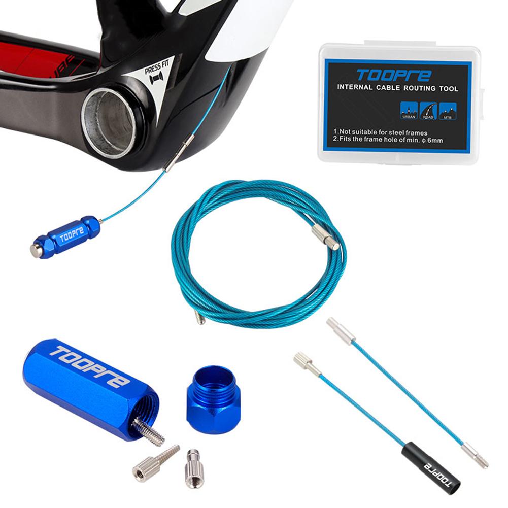 TOOPRE Инструмент для прокладки внутренних тросов переключения передач Профессиональный инструмент для внутренней прокладки тросов велосипеда Быстросъемный для рамы из углеродного волокна Ремонтный комплект для велосипеда