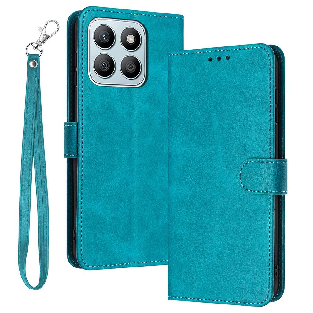 Для Honor X8c 4G Чехол Книжка Подставка PU Кожа Кошелек Чехол для Телефона Текстура Теленка