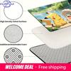 Pokemon Pikachu & Bulbasaur Riverbank Print Doormat Anti-slip Absorbent Floor Mat for Home Entrance Bedroom Living Room Decor