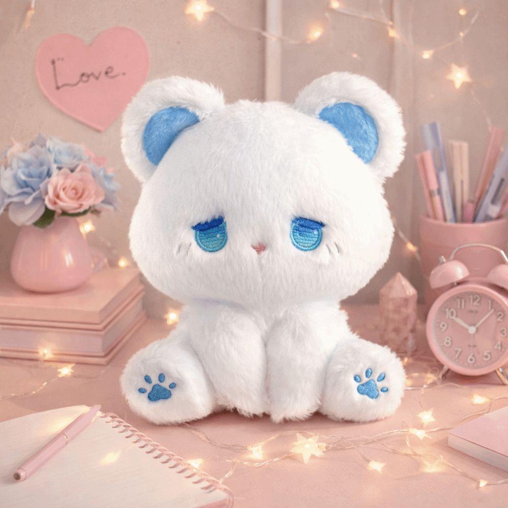 Cute Emo Dolls Sitting Posture Stuffed Animal Emo Sad Cat Plush Toy Gift For Friends