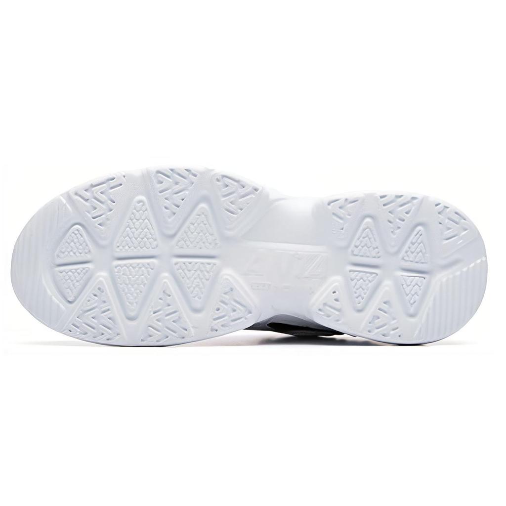 Anta Classic Shock Absorbing Non-Slip Low-Top Dad Shoes Men Sneakers White Black 91938862-1