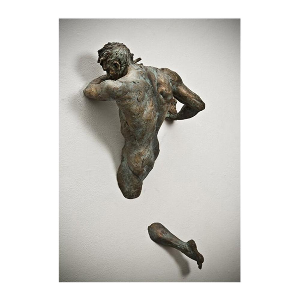 3D Скульптура Искусство Стена Холст Картины Классические Плакаты Печать Гостиная Спальня Фигура Росписи Искусства Эстетические Картины Современная Абстрактная Фигура Домашний Декор