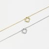New 925 Sterling Silver Flowe Pendant Long Chain Tiny Women Luxury Fine Jewelry Crystal Jewels
