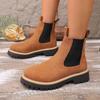 Suede Martin Boots Autumn and Winter New Fashion Casual Round Head Fashion Trend Short Boots Women